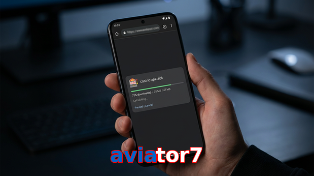 Main screen of Aviator7 apk page for PK players