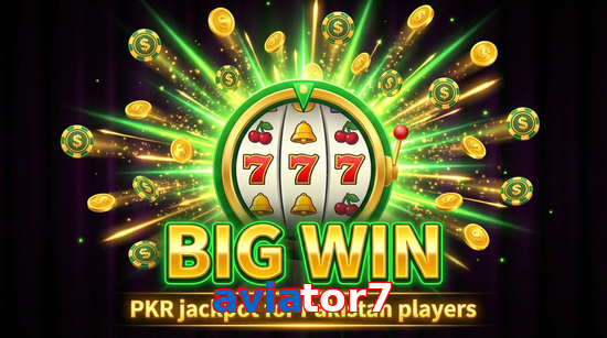 Big win animation on Aviator7 slot game